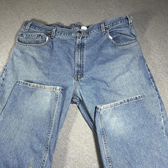 Vintage 90s Deadstock Orange Tag Levi's Men’s 44 x 30 loose Blue Denim Jeans - Picture 3 of 8